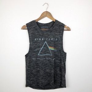 Pink Floyd Black Heathered Burnout Tank
